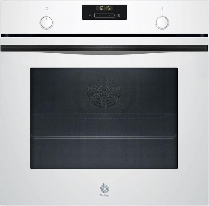 Balay – Horno multifunción, 60 cm de ancho, 71L, Serie Cristal, Función Freidora de aire, Aqualisis, blanco, 3HB5159B4