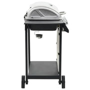 Barbacoa Portátil De Gas Con 6 Zonas Plateada Acero Inoxidable Vidaxl