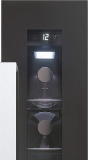 CANDY DiVino CCVB 15/1, Vinoteca Integrable Estrecha, 20L, 7 Botellas, Puerta Reversible, 6 Baldas, Tratamiento Anti-UV, Compresor Antivibraciones, LED, Temperatura 5º a 18º, 39DB, Clase C, Negro
