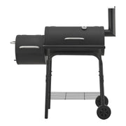 Barbacoa De Carbón Arielli Ahumador 115 X 110 X 64 Cm - Negro [casa.pro]