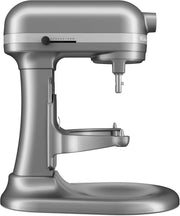 KitchenAid Batidora Amasadora Bowl-Lift 5.2L Heavy Duty, Cuerpo y Engranajes Metálicos, 11 Velocidades, Flex Edge, 67 Puntos de Contacto, Contour Silver