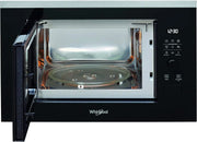 Whirlpool - Microondas integrable WMF250G negro, 25 L, 900W, gril plato giratorio de 28 cm, 7 niveles de potencia