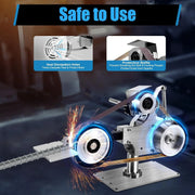 Lijadora de banda con 2 bandas, abrasivas 550W lijadora, eléctrica para madera velocidad ajustable mini lijadoras de banda para metal con transportador
