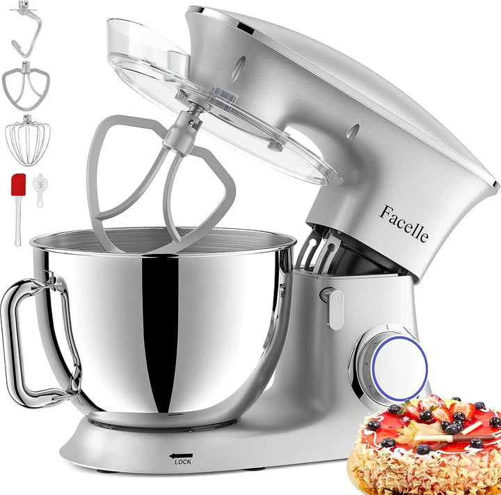 Batidora Amasadora 8.5L 2000W Facelle Amasadora de Pan Para Repostería