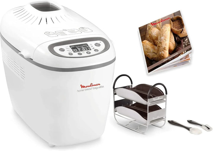 Moulinex Home Bread Baguette, Panificadora de 16 programas