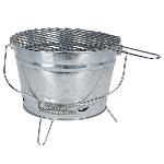 Barbacoa Cubo Zinc C/p 27cm
