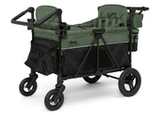 Carrito-Paseador Jeep Wrangler Deluxe para 4 Niños – Capota Desmontable, Bolsa Térmica, Asientos Modulares, Almacenamiento XXL, Ruedas Antipinchazos, Manillares Ajustables
