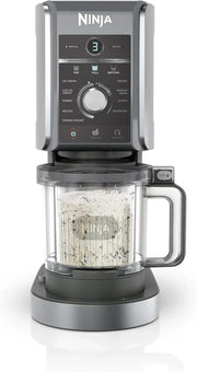 Ninja CREAMi Scoop & Swirl Ice Cream Maker and Ice Cream Yogurt Maker with 2 Tubs, 13 Functions, Makes Ice Cream, Creamy Ice Cream, Gelato, Sorbet, Smoothie and More, Bonus Option, Silver, NC701EU