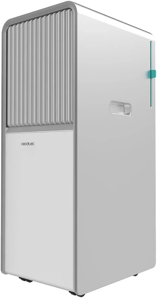 Cecotec Aire Acondicionado Portátil con Mando y Bomba de Calor ForceClima 12650 Style Heating. 12000 BTU, Pantalla LED, Táctil, 5 Modos, 2 Velocidades, Deshumidificador, Temporizador, 28m2