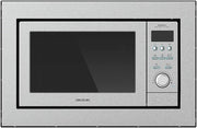 Cecotec GrandHeat 2590 Built-In Black Digital Built-in Microwave, 900 W, Built-in, 25 Liters, Touch, Grill 1000 W, 8 Preset Functions, Timer