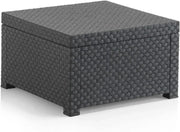 SP Berner - Shaf - Manhattan | Outdoor Living Room Furniture Set - 5 Seater Outdoor Garden Furniture Set | Made in Spain with Recycled Materials - Graphite Colour