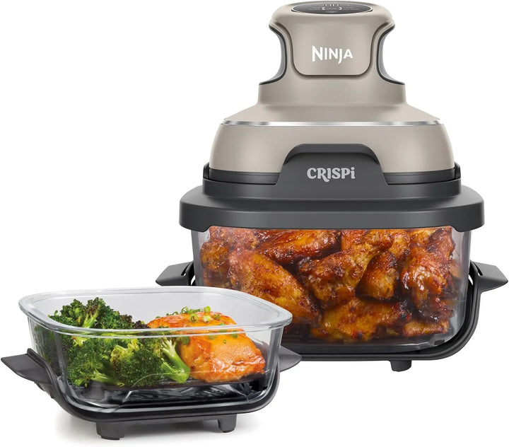 Ninja CRISPi, Freidora de Aire Portátil 4 en 1, 3,8L, Piedra