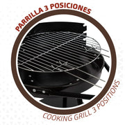 Barbacoa Carbón Portátil Aktive