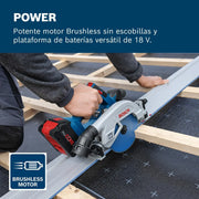 Bosch PRO Sierra circular a batería GKS 18V-57-2 GX