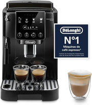 De'Longhi Magnifica S – Perfetto Superautomatic Coffee Maker, Manual Milk Frother, Espresso and Cappuccino, Control Panel with Buttons, Black (ECAM11.112.B)