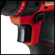 Einhell Taladro con batería TE-CD 18/45 3X-Li+22 Power X-Change (18 V, 45 Nm, portabrocas desmontable, pieza angular y excéntrica, set de puntas de 22 piezas, 2 baterías de 2,0 Ah, cargador + E-Box)