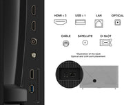 TCL 65V6C Televisor 65 Pulgadas 4K Smart TV LED, HDR, Google TV, Dolby Audio, Alexa y Google Assistant, Chromecast Built-in, Motion Clarity
