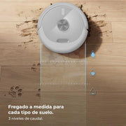Cecotec Robot Aspirador con IA y Base Autovaciado de 3L Conga Y90 Pearl