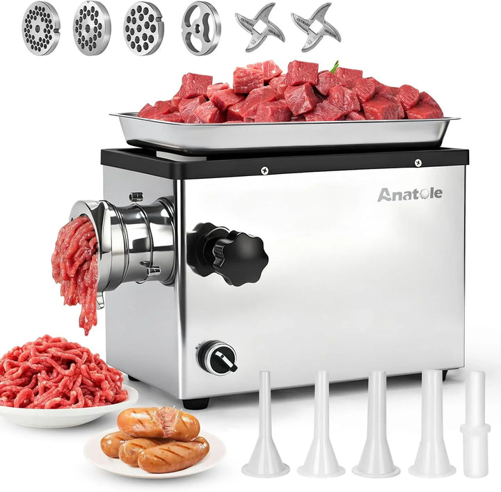 Anatole Picadora de Carne Eléctrica Comercial 950W Acero Inoxidable