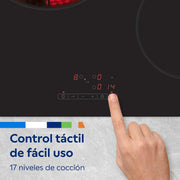 Balay, Placa Vitrocerámica, 3 fuegos, Control Táctil, Negro, 3EB714LR