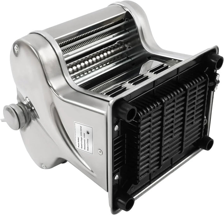 Máquina de pasta eléctrica, 135 W, acero inoxidable 410, 2 cuchillas, 8