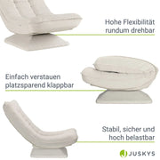 2025 Sillón relax Korsika en terciopelo acanalado