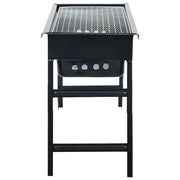 Barbacoa Portátil Para Camping De Acero 60x22,5x33 Cm Vidaxl
