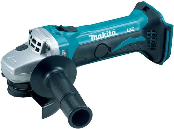 Makita DGA452Z - Amoladora angular inalámbrica de iones de litio de 18 V, azul, pequeña