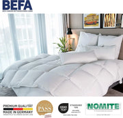 BEFA NATUR Duvet made in Germany, 240 x 220 cm, 60% down and 40% feathers, winter duvet, suitable for allergy sufferers (nomite), Oeko-Tex 100 Class 1, standard EN 12934, Downpass
