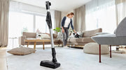 Bosch - Aspirador sin Cable Unlimited 7, Pack de batería de 3.0 Ah, Tubo Flexible, diseño Ligero, Accesorios, Luces LED, Blanco BBS711W