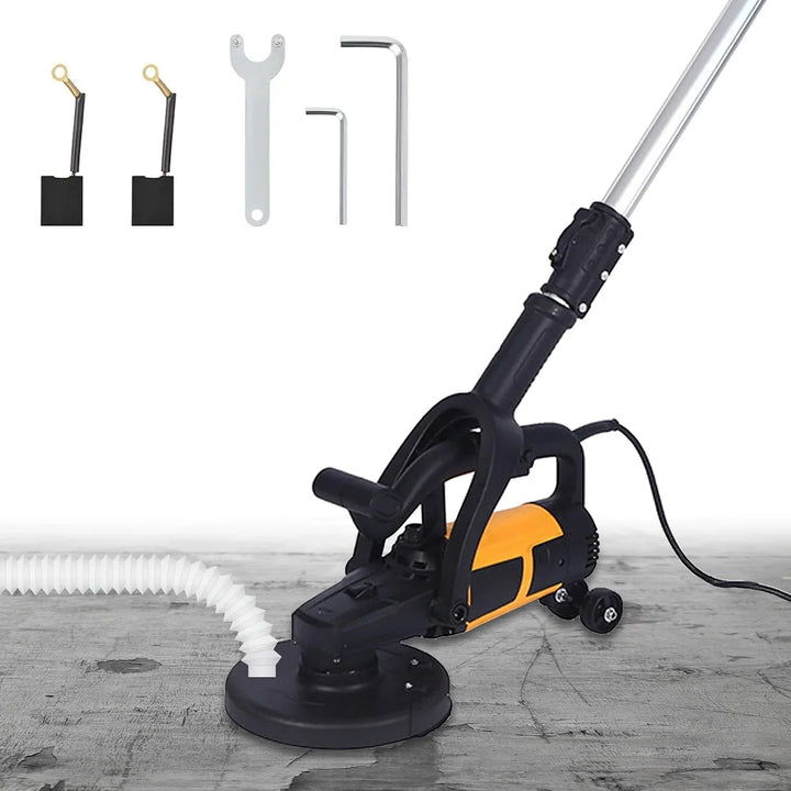 Lijadora pared y Techo, Lijadora Electrica de 1100W Pulidora de Concreto de 2800RPM para Lijadoras de Ø180mm Disco de Desbaste Pulidora de Concreto para Paredes Pisos de Concreto