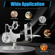 Lijadora de banda con 2 bandas, abrasivas 550W lijadora, eléctrica para madera velocidad ajustable mini lijadoras de banda para metal con transportador