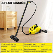 TVD Limpiador a vapor hogar, portátil limpiador vapor, con 26 accesorios