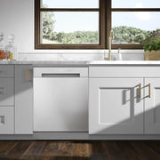 LG DF030FL - Lavavajillas 60 cm, 13 cubiertos, cuba de acero, Serie 100, Eficiencia E, Inox Antihuellas