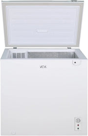 VOK Congelador Horizontal 194 L Ancho 81,8 cm - Función Dual, Congelación Rápida, Luz LED, Bloqueo de Seguridad, Autonomía de 23 h, Blanco