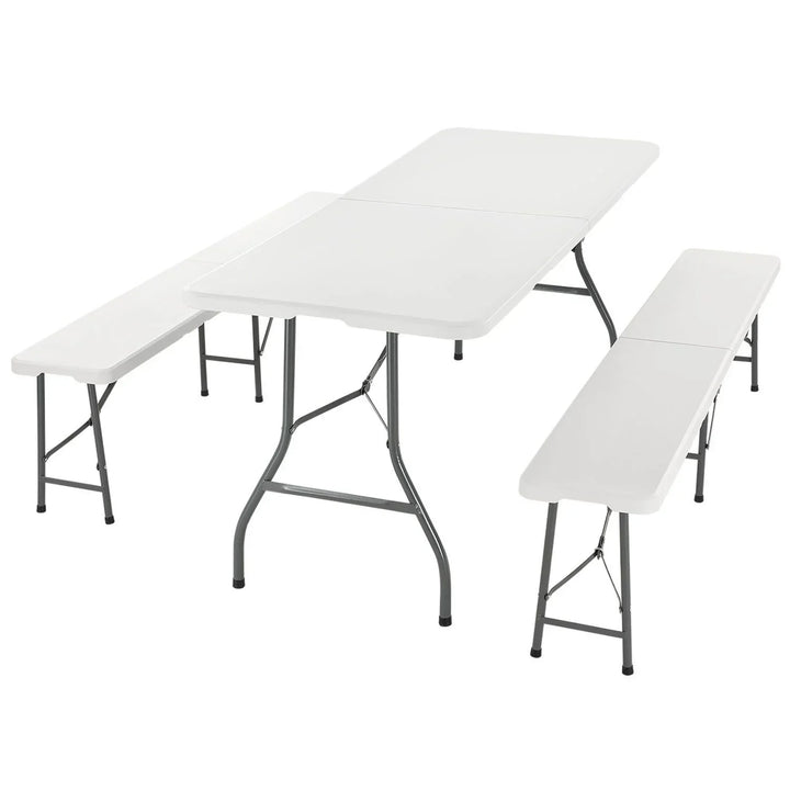 2025 Conjunto de mobiliario plegable para fiestas Bayreuth 180x70x74 cm