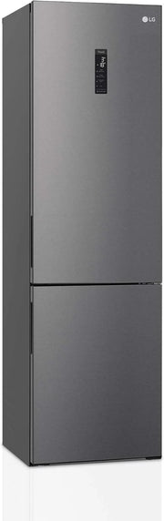 LG GBP61DSXGC - Frigorífico Combi No Frost, Congelador, Compresor Smart Inverter, Color Inox Antihuellas, 186 cm, 341 l