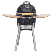 Kamado barbacoa parrilla y ahumador cerámico 81 cm v7356