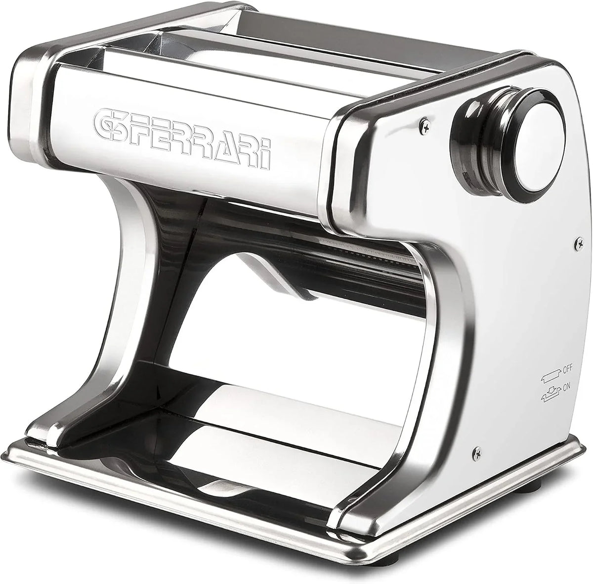 G3 Ferrari G20125 - Laminadora profesional, máquina para pasta con motor, 70 W, acero inoxidable