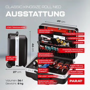 PARAT Classic KingSize Roll neo TSA LOCK™ | Caja de herramientas vacía