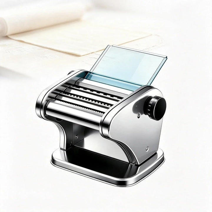 Máquina de Pasta Eléctrica de Acero Inoxidable red-Double-blade