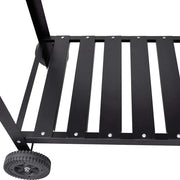 Soporte Para Barbacoa De Carbón Con 2 Ruedas Vidaxl