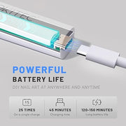 Aokitec Handheld UV LED Nail Lamp - Rechargeable Portable LED Nail Dryer