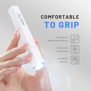 Aokitec Handheld UV LED Nail Lamp - Rechargeable Portable LED Nail Dryer