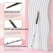 Aokitec 4PCS Acrylic Nail Brush Set (8/10/12/14) - Professional Salon Quality for Flawless Extensions & 3D Carving Nail Art Tools