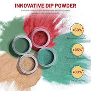 Aokitec 8 Colors Dip Powder Set - Nail Dip Powder Christmas Series
