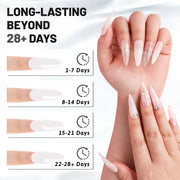 Aokitec Milky White Dip Powder for Salon & Home DIY Nail Art 10g