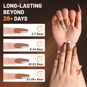 Aokitec Toffee Color Dip Powder for Salon & Home DIY Nail Art