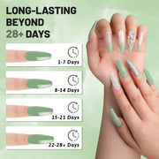 Aokitec Pastel Green Dip Powder for Salon & Home DIY Nail Art
