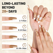 Aokitec Glitter Gold Dip Powder for Salon & Home DIY Nail Art 10g